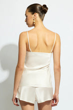 Load image into Gallery viewer, SILK CAMI CREME