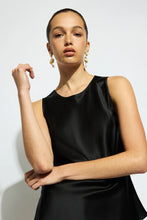 Load image into Gallery viewer, SILK SINGLET BLACK