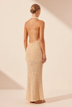 Load image into Gallery viewer, EMILIO HALTER OPEN BACK MAXI DRESS