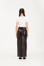 Load image into Gallery viewer, CHICAGO LEATHER MAXI SKIRT