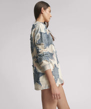 Load image into Gallery viewer, DENIM STAR TIE DYE LS TEE