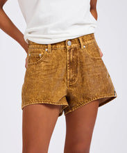 Load image into Gallery viewer, TRUCKERS FLOCKED DENIM SHORTS