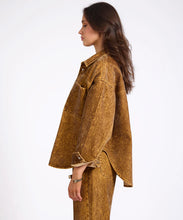 Load image into Gallery viewer, DARIA FLOCKED DENIM SHACKET