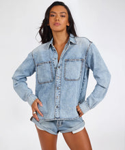 Load image into Gallery viewer, NIXIE DENIM SHIRT