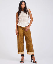 Load image into Gallery viewer, EVELYN GATHERED RUCHED TIE TOP