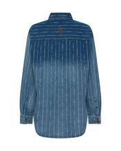 Load image into Gallery viewer, BLUE STRIPE EVERYDAY DENIM SHIRT