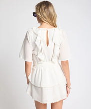 Load image into Gallery viewer, WOODSTOCK RUFFLE MINI DRESS