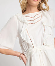 Load image into Gallery viewer, WOODSTOCK RUFFLE MINI DRESS
