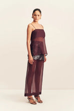 Load image into Gallery viewer, TIBBY SILK ORGANZA CAMI