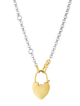 Load image into Gallery viewer, CINDY LOCK NECKLACE SILVER/GOLD