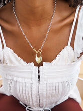 Load image into Gallery viewer, CINDY LOCK NECKLACE SILVER/GOLD