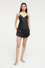 Load image into Gallery viewer, SILK CAMI BLACK
