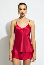 Load image into Gallery viewer, SILK CAMI RUBY
