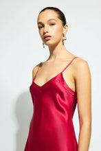 Load image into Gallery viewer, SILK CAMI RUBY