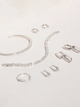 Load image into Gallery viewer, CELINE EARRINGS GRANDE SILVER