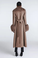 Load image into Gallery viewer, LILY WOOL/FUR TRIM COAT
