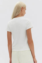 Load image into Gallery viewer, LYLA CAP SLEEVE TEE