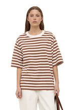 Load image into Gallery viewer, MONTE STRIPE COTTON SHORT SLEEVE TEE