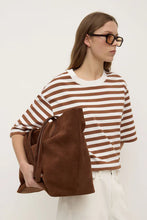 Load image into Gallery viewer, MONTE STRIPE COTTON SHORT SLEEVE TEE