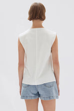 Load image into Gallery viewer, OLLIE POPLIN TIE TOP