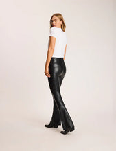 Load image into Gallery viewer, FAUX LEATHER FLARE LEGGING