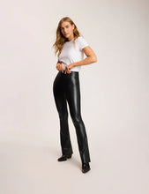 Load image into Gallery viewer, FAUX LEATHER FLARE LEGGING