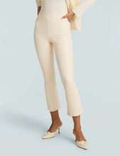 Load image into Gallery viewer, FAUX LEATHER CROP FLARE