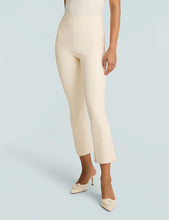 Load image into Gallery viewer, FAUX LEATHER CROP FLARE