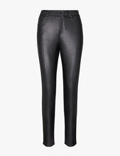 Load image into Gallery viewer, FAUX LEATHER FIVE POCKET PANT