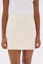 Load image into Gallery viewer, SIMONE COTTON LINEN BLEND MINI SKIRT