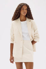 Load image into Gallery viewer, SIMONE COTTON LINEN BLEND MINI SKIRT