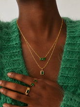 Load image into Gallery viewer, REMY NECKLACE EMERALD