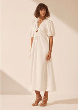 Load image into Gallery viewer, BLANC KEYHOLE MIDI DRESS