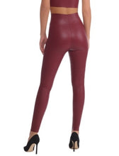 Load image into Gallery viewer, FAUX LEATHER LEGGING GARNET