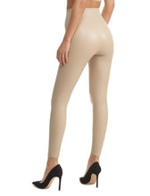 Load image into Gallery viewer, FAUX LEATHER LEGGING SAND