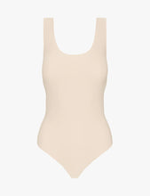 Load image into Gallery viewer, BUTTER TANK BODYSUIT BEIGE