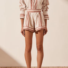Load image into Gallery viewer, ERIN LINEN HIGH WAISTED SHORT