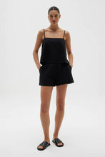 Load image into Gallery viewer, NEVA LINEN CAMI BLACK
