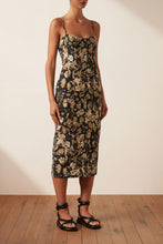 Load image into Gallery viewer, PALERMO FITTED MIDI DRESS