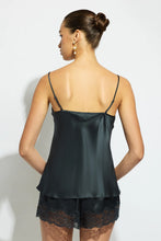 Load image into Gallery viewer, SILK LACE CAMI INK
