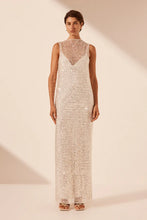 Load image into Gallery viewer, ASTERI HIGH NECK MAXI DRESS
