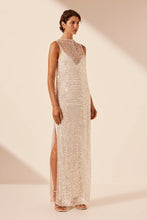 Load image into Gallery viewer, ASTERI HIGH NECK MAXI DRESS
