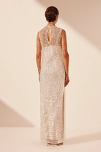 Load image into Gallery viewer, ASTERI HIGH NECK MAXI DRESS
