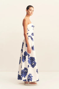 ENYA STRAPLESS MAXI DRESS
