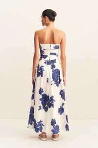 ENYA STRAPLESS MAXI DRESS