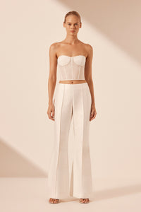 THEA PINTUCK FLARED PANT