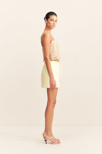 OTIS BELTED MINI SKIRT