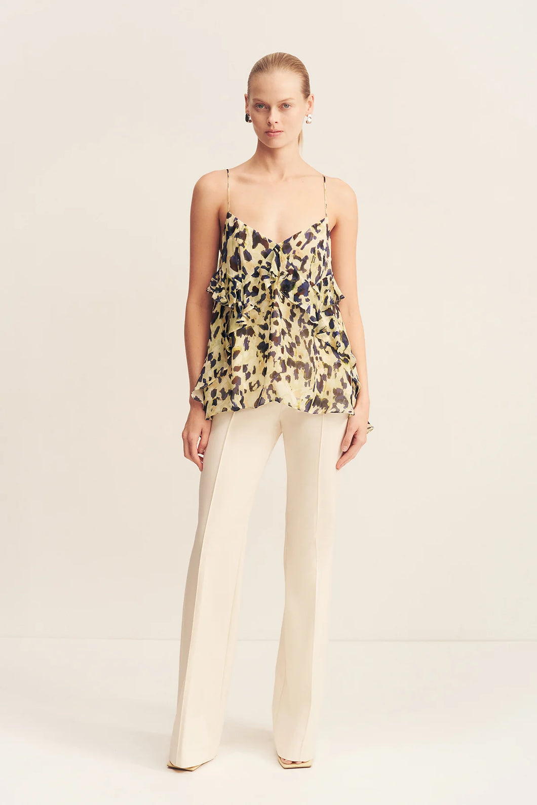 KINETIC RUFFLE CAMI