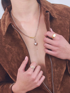 PUFF HEART NECKLACE