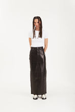 Load image into Gallery viewer, CHICAGO LEATHER MAXI SKIRT
